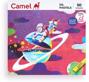 Camel Oil Pastels 50 Shades | Paper Box