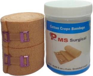 PRMS Surgical Cotton Crepe Bandage for Wound Dressing and Support -(Pack of 1) Crepe Bandage