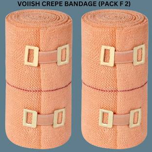 VOIISH Crepe Bandage for knee/leg/wrist/ankle/elbow/hand Elastic Compression 15CM X 4M Crepe Bandage