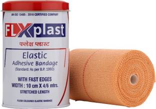 FLX PLAST ELASTIC ADHESIVE BANDAGE 10cm*4mtr Crepe Bandage
