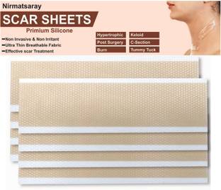 NIRMATSARAY Silicone Scar Removal Sheets Tape, Strips for C-Section Keloid, Acne, Scar Crepe Bandage