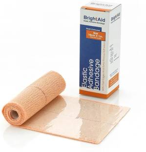 BRIGHT AID Elastic Adhesive Bandage (10cm*1mtr) Pack of 1 Crepe Bandage