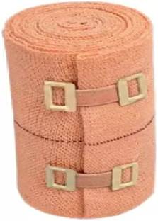 VOIISH ELASTIC CREPE BANDAGE ( PACK OF 1) 10CM X 4 MTR Crepe Bandage Leg Ankle wrist Crepe Bandage