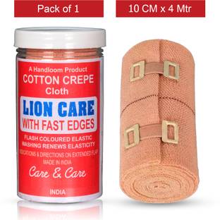 DOSCY Crepe Bandage 10cm X 4 Meter (Pack of 1) Crepe Bandage