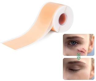 TAPAHPRIYAY 1pcs Silicone Scar Tape Roll Removal - Reusable Silicone Soft Long Strips Scar Crepe Bandage