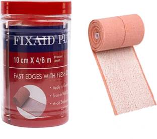 FIXAID Elastic Adhesive Tape / Bandage 10cm*4/6m (Stretched Length 4/6M) /Adhesive tape Crepe Bandage