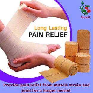 SWASTIKA Superb Crepe Bandage With Fast Edges (Width 10 cm * length 4 Mtr. 9.766 Crepe Bandage