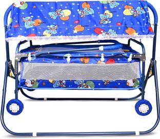 STEELOART New Born Baby Swing Foldable cradle Palna Jhula For (0-6 months)