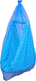 little chime baby cotton Non-Detachable Bed Cradle with Spring Set,Mosquito Protection Net