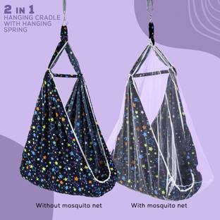 baybee Newborn Baby Boy's and Girl's Sleep Cotton Randy Hanging Swing Cradle