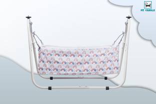 My Cradlle CradleBot Baby Swing for New Born Baby 0 to 24 Months (Cloth Color May Vary)