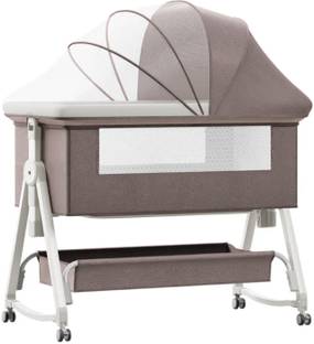 StarAndDaisy Pluto 3-in1 Baby Crib Cradle with Mosquito Net – Bassinet with Adjustable Height