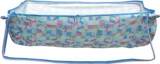 Cora Exim Soft Cloth Swing New Born Baby Cradle/Ghodiyu Hammock in Cool Cotton with Net Standard crib