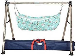 A to Z Hub Baby Cradle/ghodiyu/swing/baby jhula With Cotton Mosquito net hammock