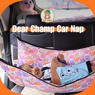 DearChamp Car Nap Hangers Hammock for 0 to 3 year Baby Portable with Adjustable Belt, Portable Jhula