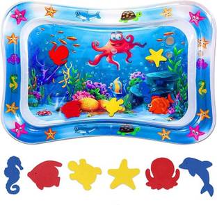 Pulsbery Tummy Time Inflatable Water Play Mat (Water Playmat For Kids)