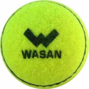 Wasan Cricket Tennis Ball Fluorescent Yellow Standard Bail