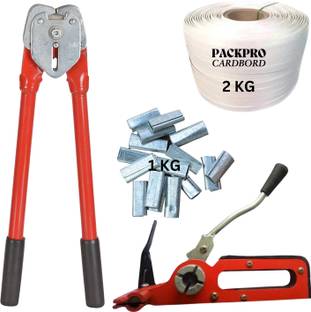 PackPro Combo Heavy-Duty Strapping Packing Tool Kit,High Tensile Strength for Secure Packaging Manual Crimper