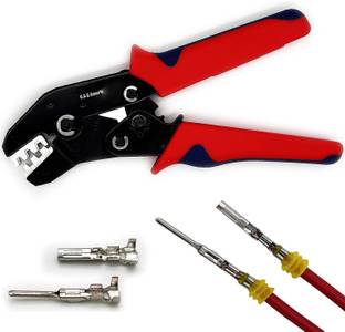 uptodateprouducts Crimping Tool with Ratchet Wire Crimper Tool for Open Barrel Terminal 0.25-1.5mm² SN-58B Connectors, Electrical Crimping Tool, Crimping Pliers Manual Crimper