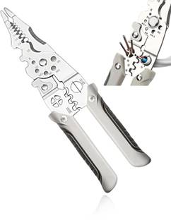 DARDRIS Wire Stripper Crimper Cable Cutter Pliers, Electrical Wire Stripping Tool, Manual Crimper