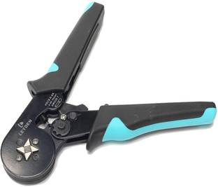 Leyden HSC8 6-4A 0.25-10mm² AWG23-10 Wire Stripper Self Adjusting Crimping Plier Ratcheting Ferrule Crimper Tool Manual Crimper