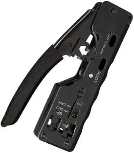 EXPERTRONICS Network Telecom Crimping Tools For Rj45 Rj11 Rj12 Cat7 Cat6/6a Cat5/5e 6pin 8pin Network Telecom Crimping Tools For Rj45 Rj11 Rj12 Cat7 Cat6/6a Cat5/5e 6pin 8pin Cordless Crimper