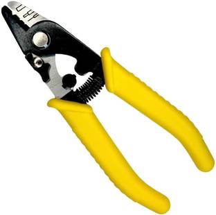 BALRAMA OTT-011 (Green) Stainless Steel Professional Optical Fiber Stripper OFC Tool Optical Fiber Cable, Optical Fiber Accessories, Tool Kit, 3 Hole Wire Cutter Manual Crimper