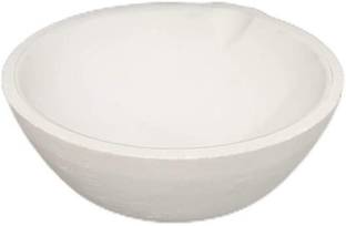 NOZWIZ White Ceramic Melting Crucible Dish Cup 55mm for High Temperature Refining Crucible