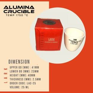 LARK Alumina Crucible 1750°C 25ml Crucible