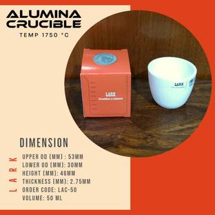 LARK Alumina Crucible (50ml) Crucible