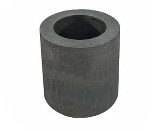 NEWTIMEGOODS 80X80mm Carbon Crucible for Casting, Melting, Refining Gold, Silver, Copper, (1) Crucible