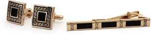GENTLEREN Brass Cufflink & Tie Pin Set