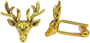 Aamiya Creations Cuffliinks Brass Cufflink Set