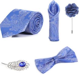 RANDOM STRIPE Alloy Cufflink & Tie Pin Set