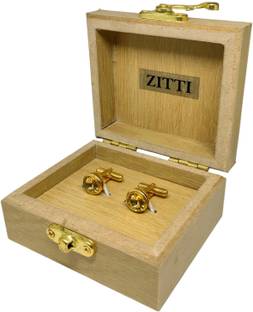 Zitti Brass, Stainless Steel, Steel Cufflink