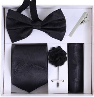 RANDOM STRIPE Satin Cufflink & Tie Pin Set