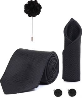 RANDOM STRIPE Satin Cufflink & Tie Pin Set