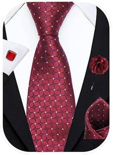AXLON Silk Cufflink & Tie Pin Set