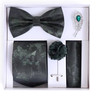 RANDOM STRIPE Alloy Cufflink & Tie Pin Set