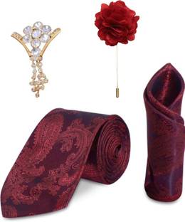 RANDOM STRIPE Satin Tie Pin Set