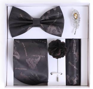 RANDOM STRIPE Alloy Cufflink & Tie Pin Set