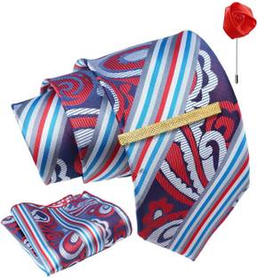 AXLON Silk Cufflink & Tie Pin Set