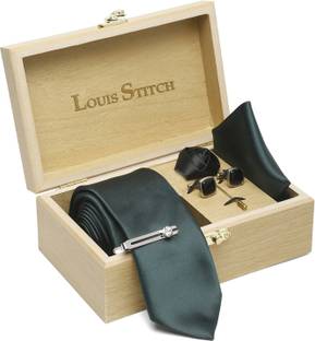 LOUIS STITCH Silk Tie & Cufflink