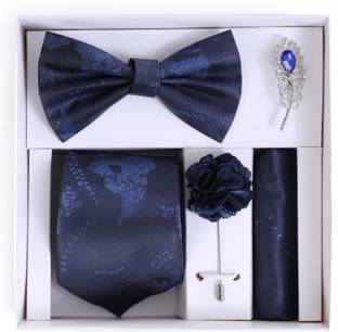 RANDOM STRIPE Alloy Cufflink & Tie Pin Set