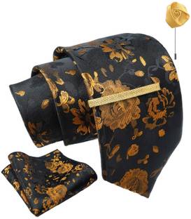 AXLON Silk Cufflink & Tie Pin Set