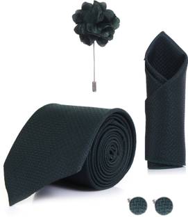 RANDOM STRIPE Satin Cufflink & Tie Pin Set