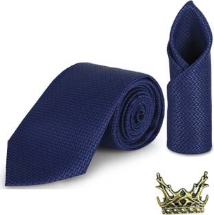 Stripe Silk Tie Pin Set