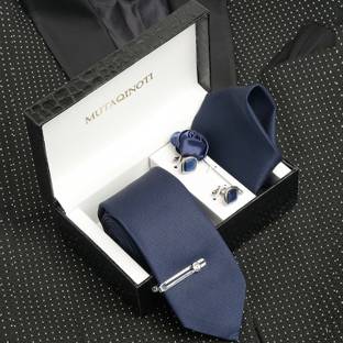 MUTAQINOTI Silk Tie & Cufflink