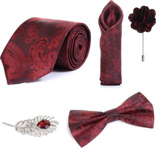 RANDOM STRIPE Alloy Cufflink & Tie Pin Set