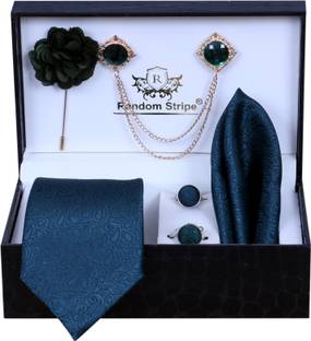 Roman Touch Satin Cufflink & Tie Pin Set